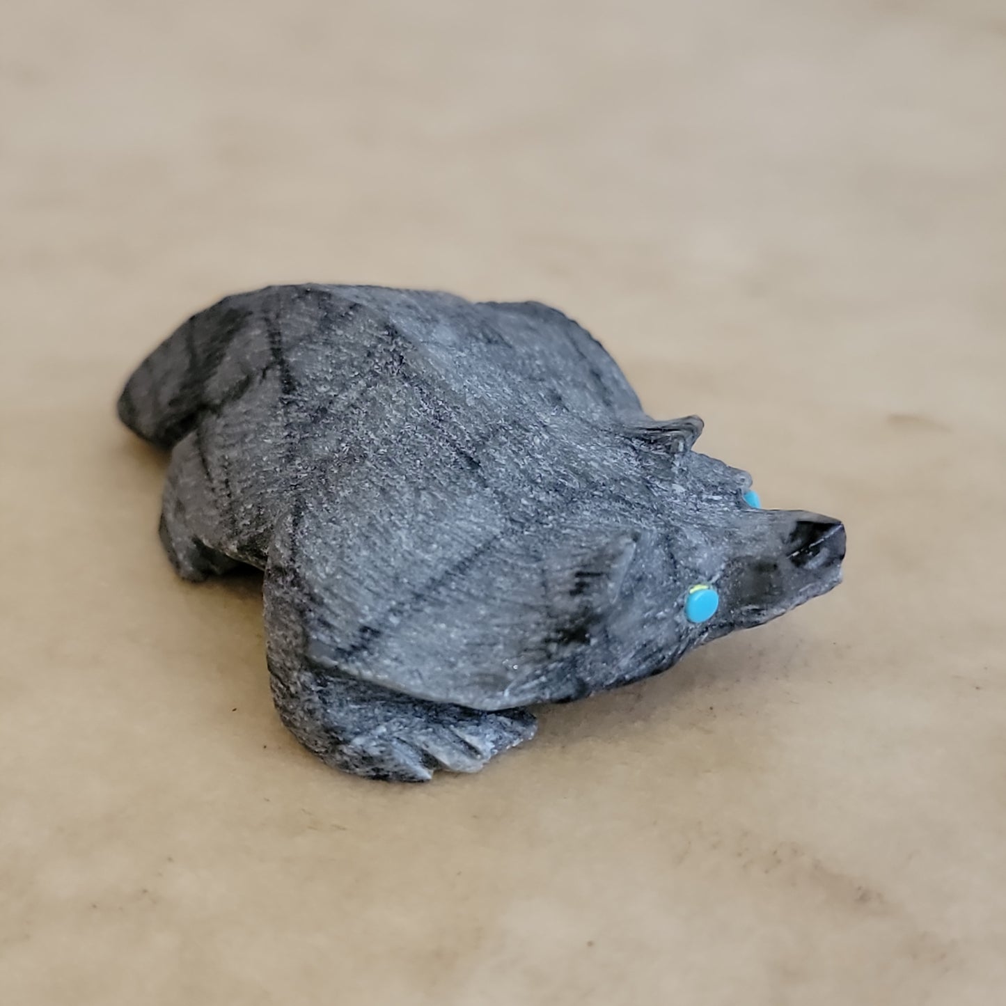 Alvin Haloo Picasso Marble Badger Zuni Fetish