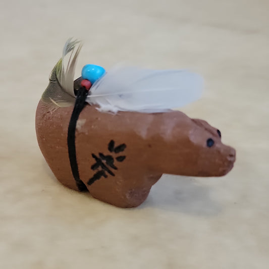 Richard Abeita Isleta Pueblo Sandstone Zuni Fetish Bear