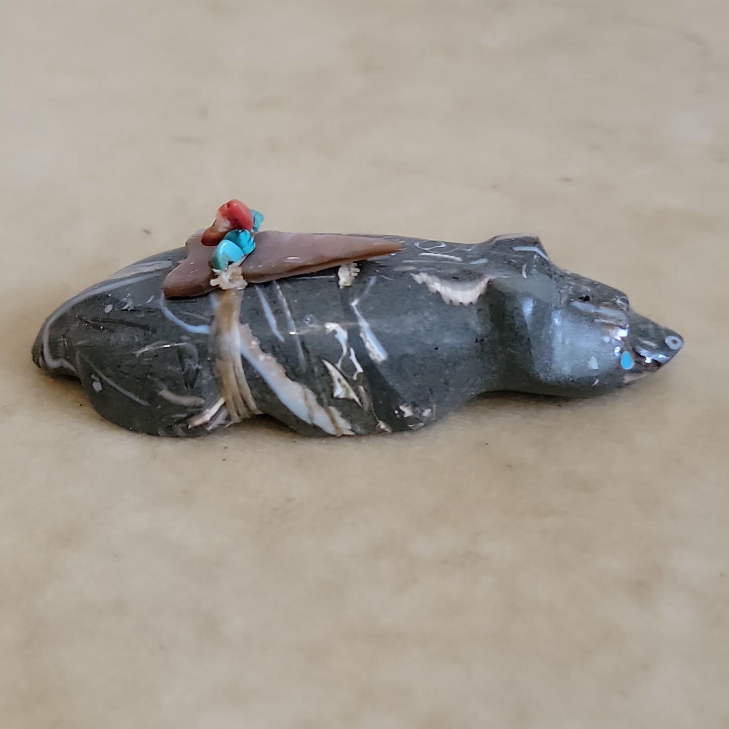 Evalena Boone Marlstone Zuni Fetish Badger