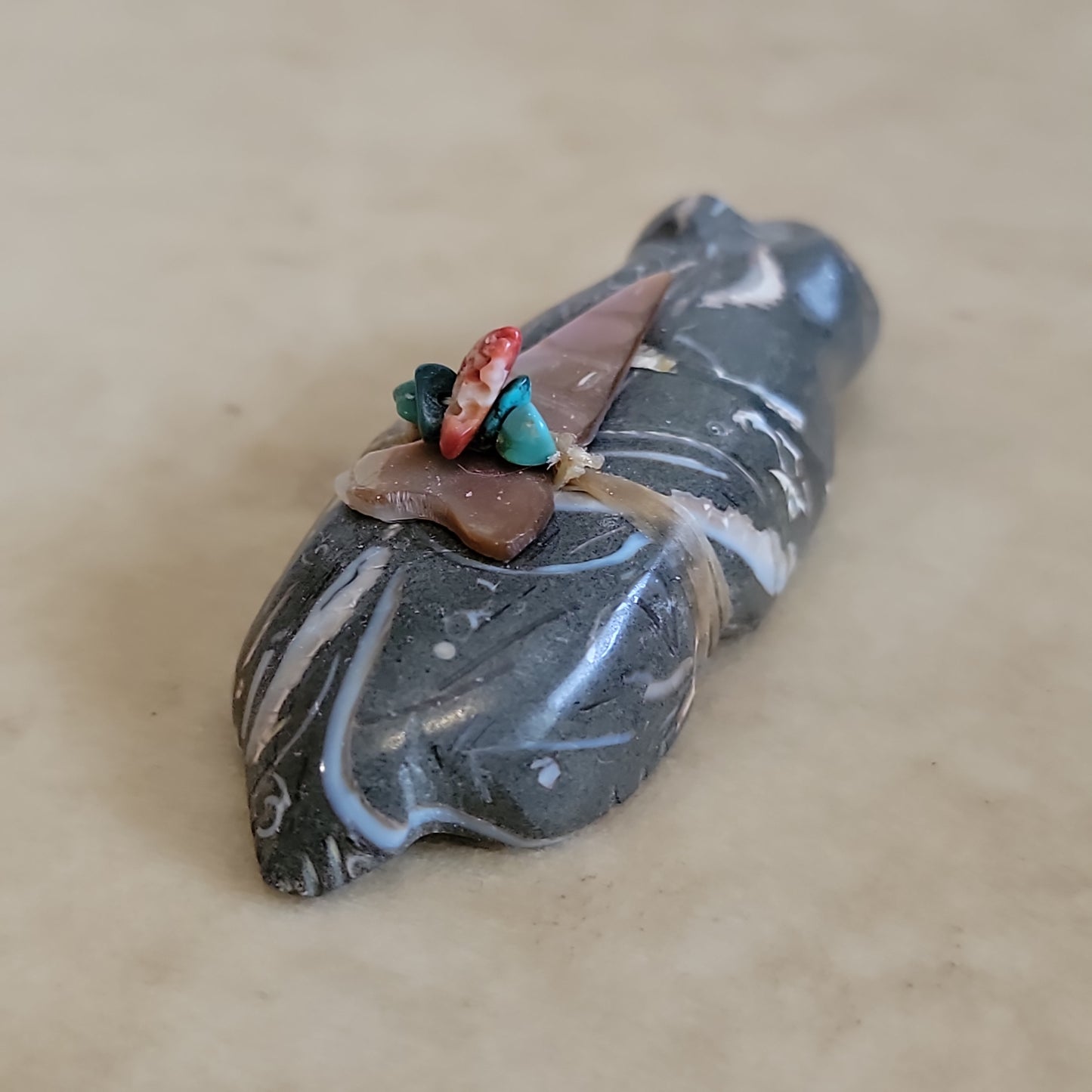Evalena Boone Marlstone Zuni Fetish Badger