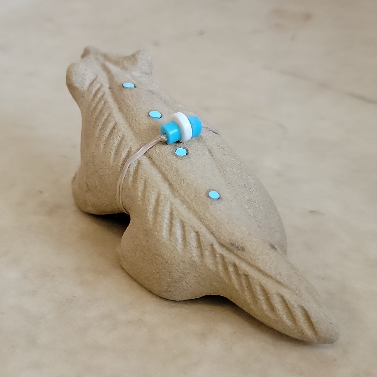 Large Sandstone Badger Zuni Fetish