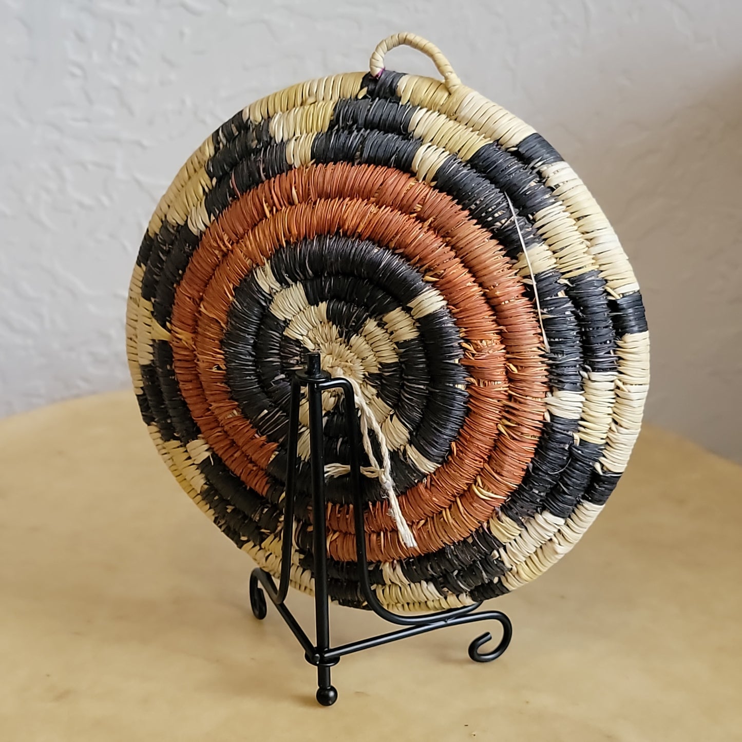Circa 1950's Hopi Coiled Wedding Style Indian Basket