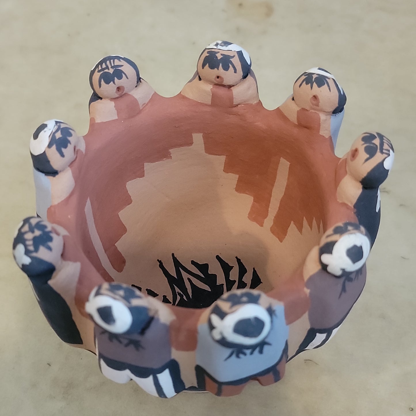 Caroline Sando Jemez Pueblo Friendship Bowl Pueblo Pottery