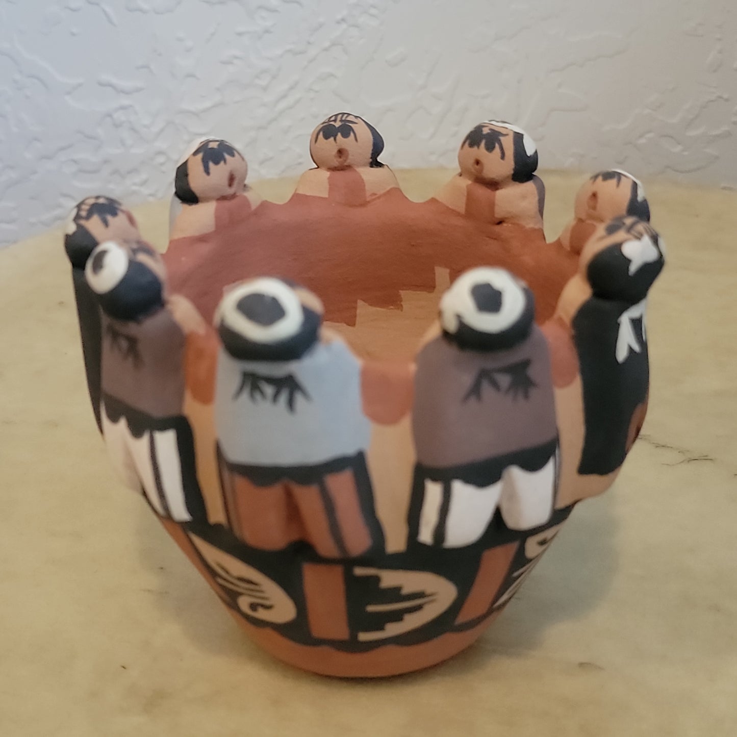 Caroline Sando Jemez Pueblo Friendship Bowl Pueblo Pottery