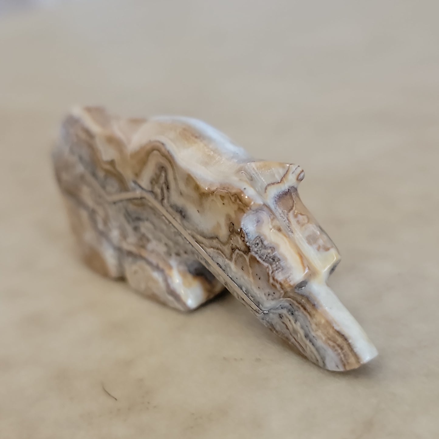 Kenny Chavez Zuni Fetish Onyx Wolf