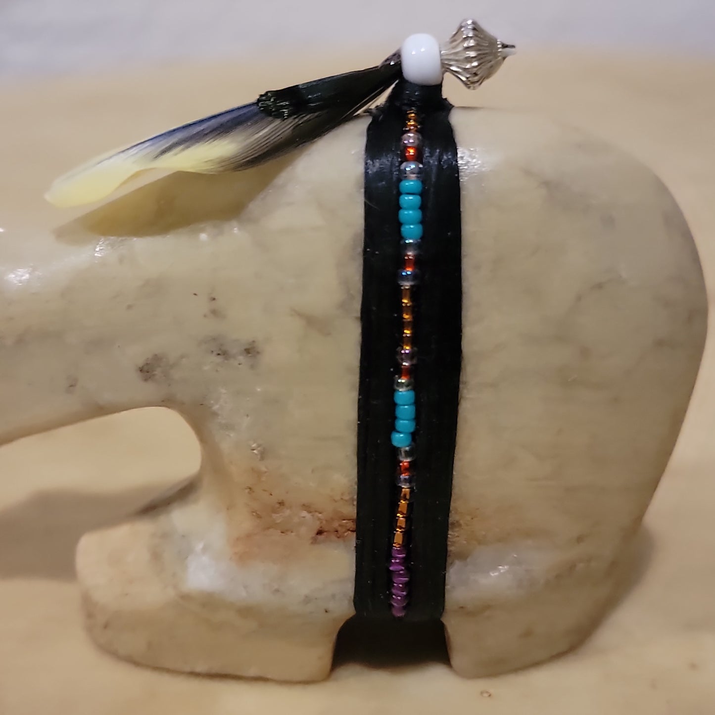 Navajo Alabaster Bear Zuni Fetish