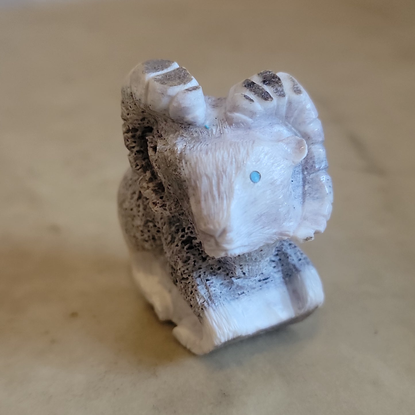Chris Peina Antler Ram Zuni Fetish