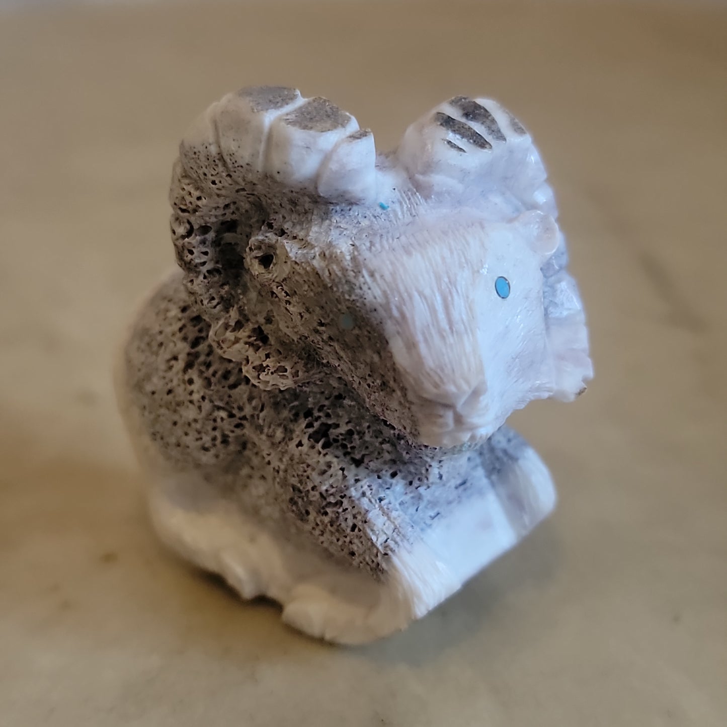 Chris Peina Antler Ram Zuni Fetish