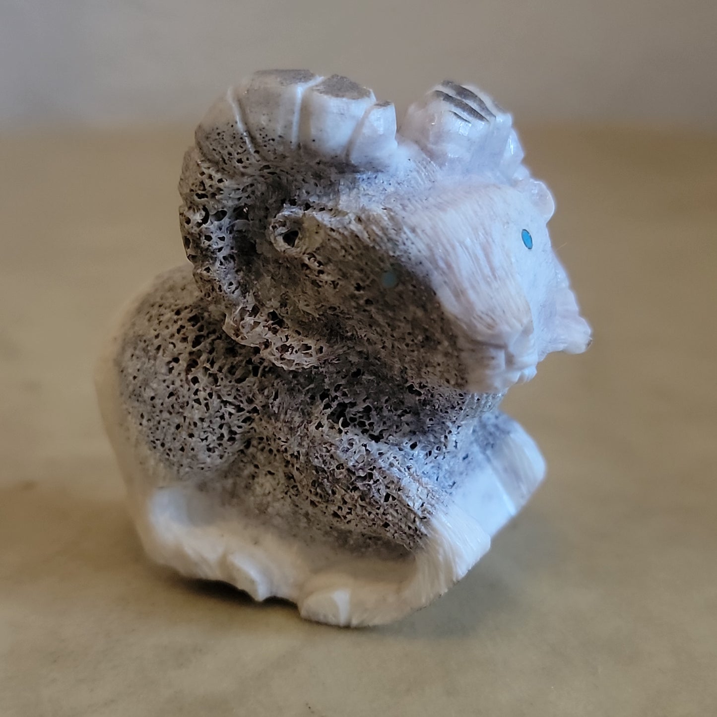 Chris Peina Antler Ram Zuni Fetish
