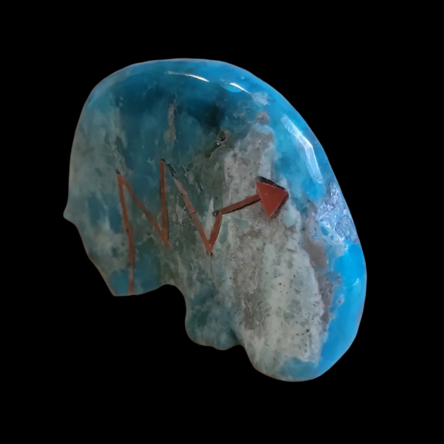 Stewart Quandelacy Chrysocolla Medicine Bear Zuni Fetish