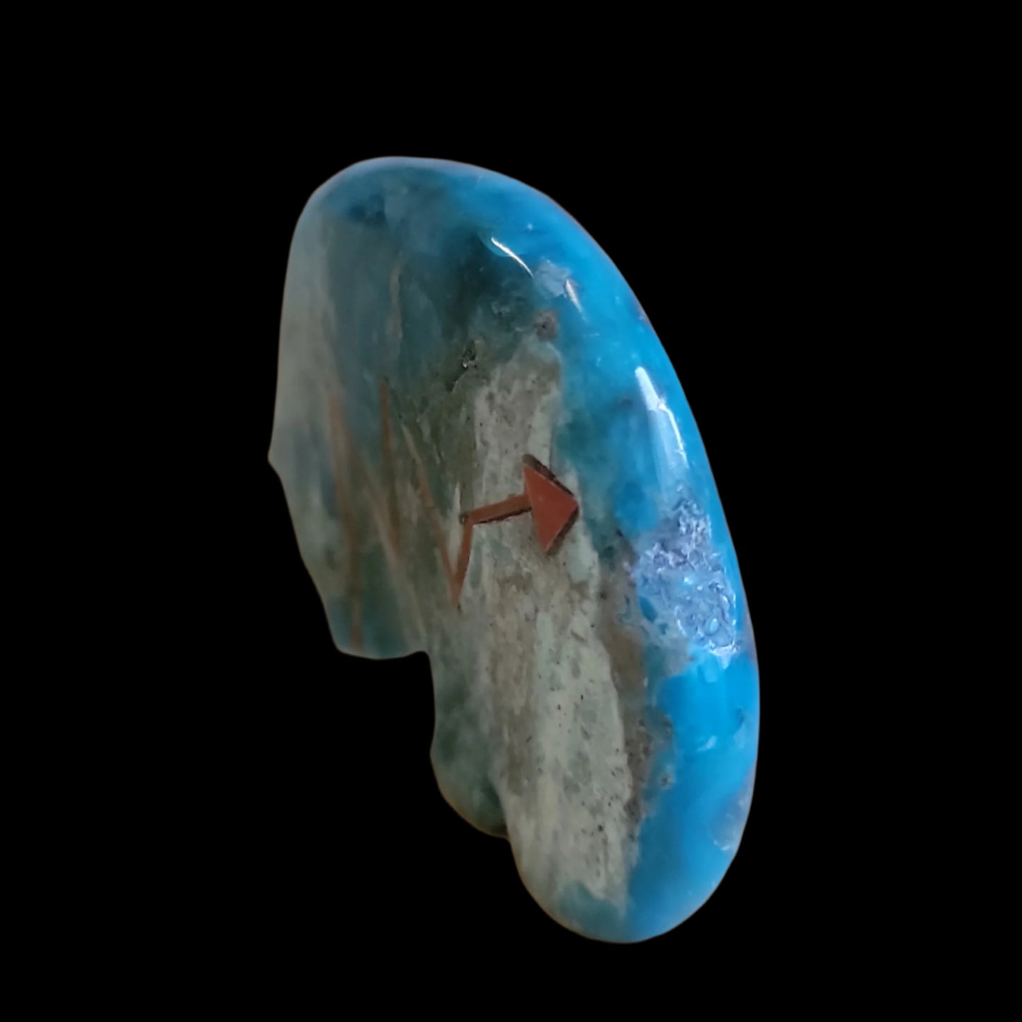 Stewart Quandelacy Chrysocolla Medicine Bear Zuni Fetish