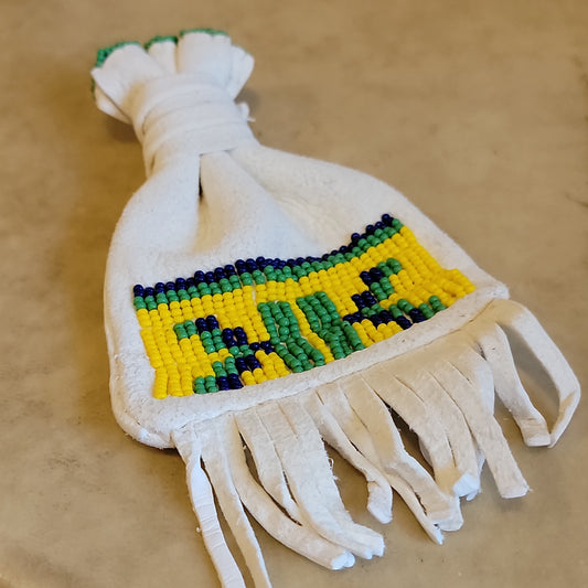 Twila White Navajo Beaded Pouch Indian Beadwork