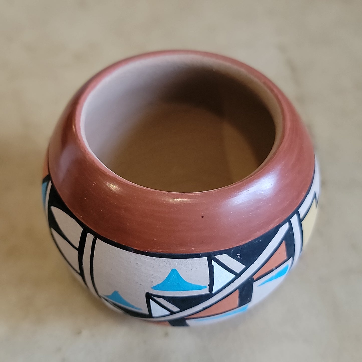 M Shendo Jemez Pueblo Polychrome Pueblo Pottery