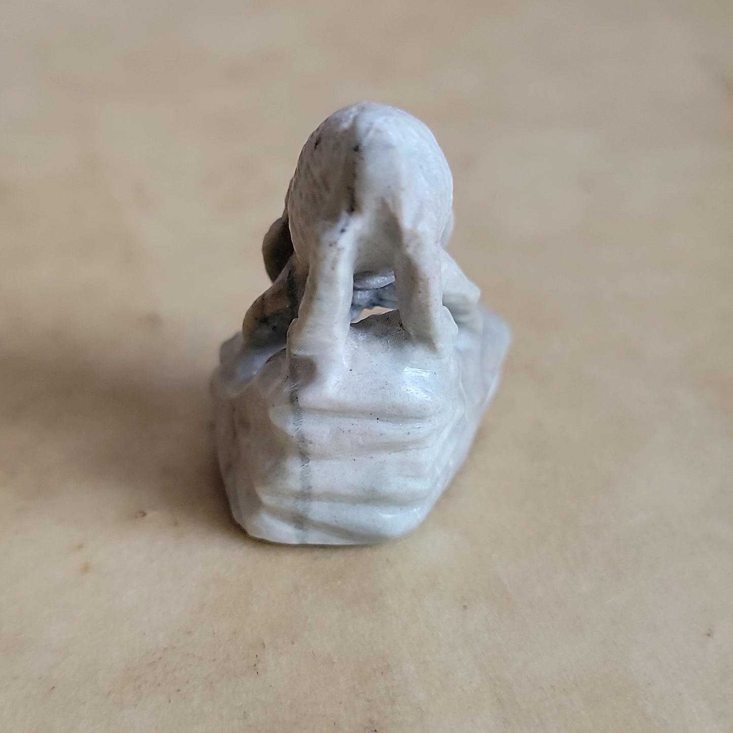 Poised Picasso Marble Bobcat Zuni Fetish