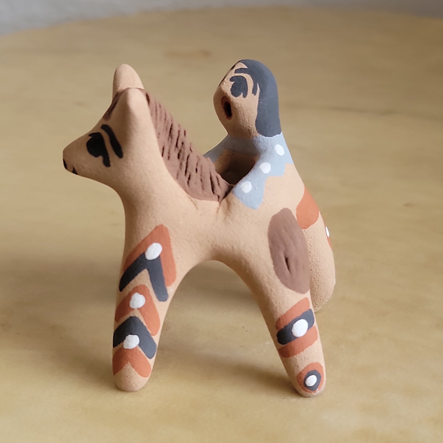 Felicia Fragua Jemez Pueblo Pottery Pony and Boy
