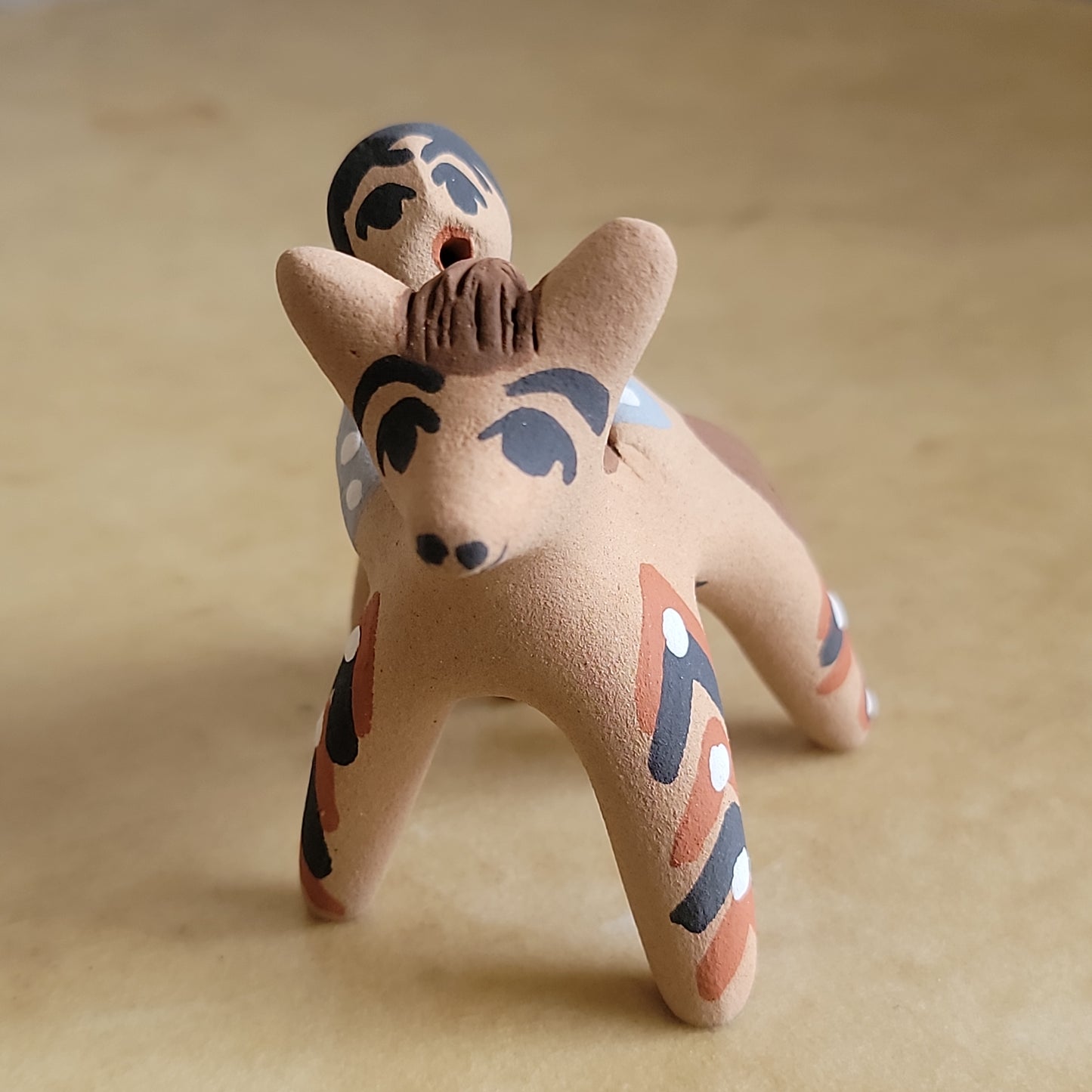 Felicia Fragua Jemez Pueblo Pottery Pony and Boy