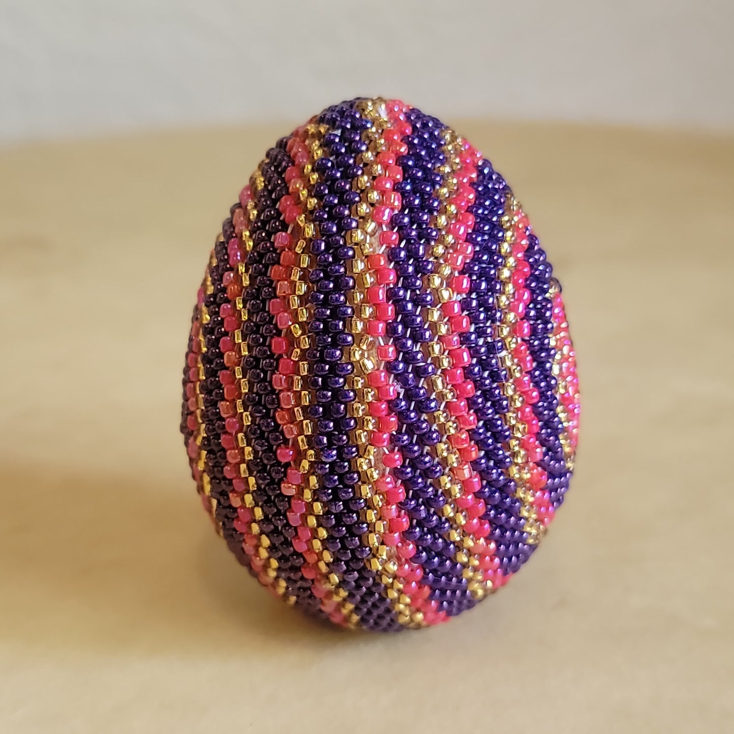 Rhonda Dosedo Zuni Elegant Beaded Egg Indian Beadwork
