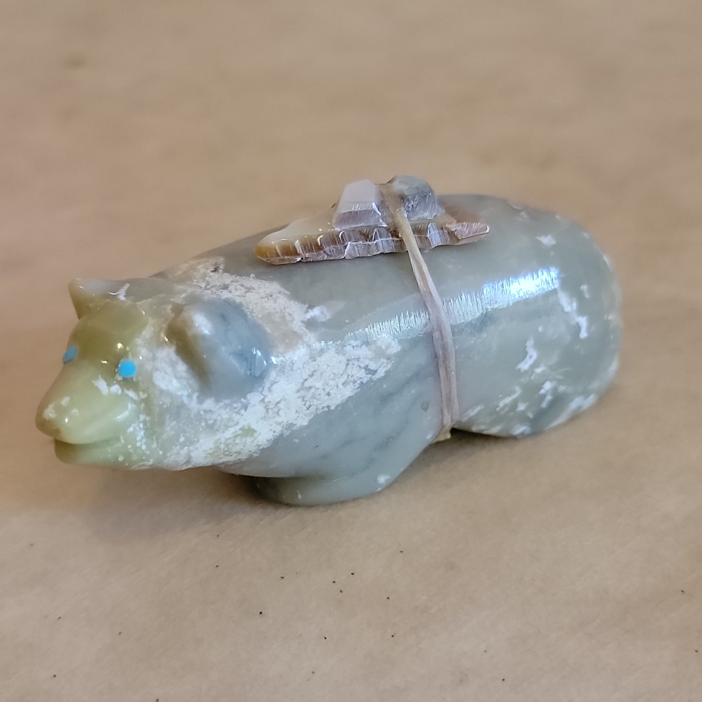 Serpentine Bear Zuni Fetish