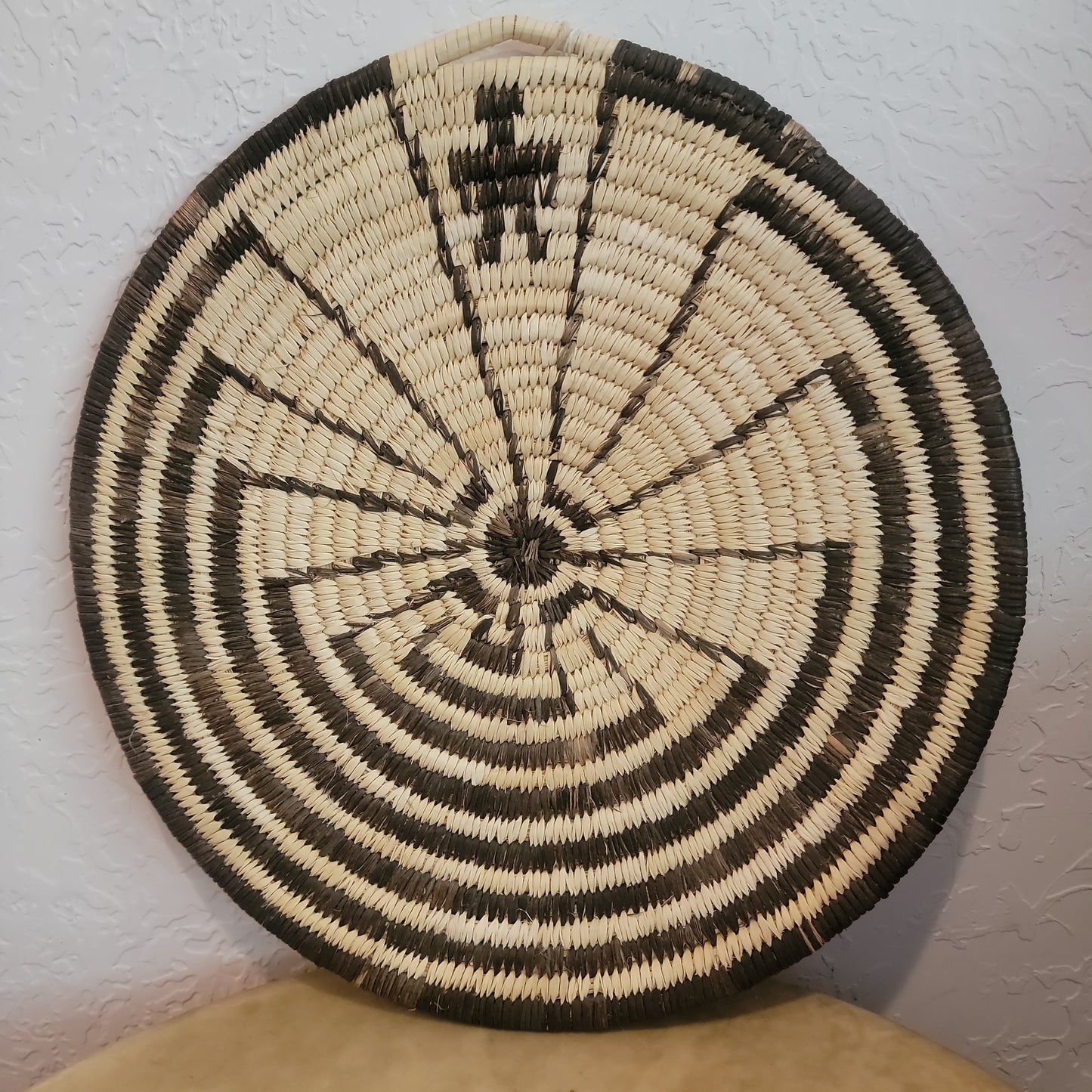 Unbelievable Find! Large Papago Tohono O'Odham "Man in the Maze" Indian Basket