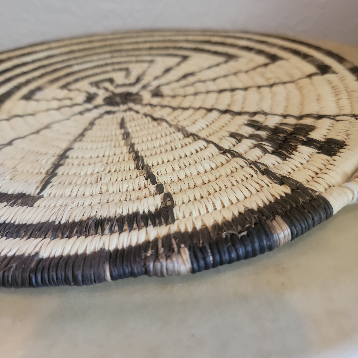 Unbelievable Find! Large Papago Tohono O'Odham "Man in the Maze" Indian Basket