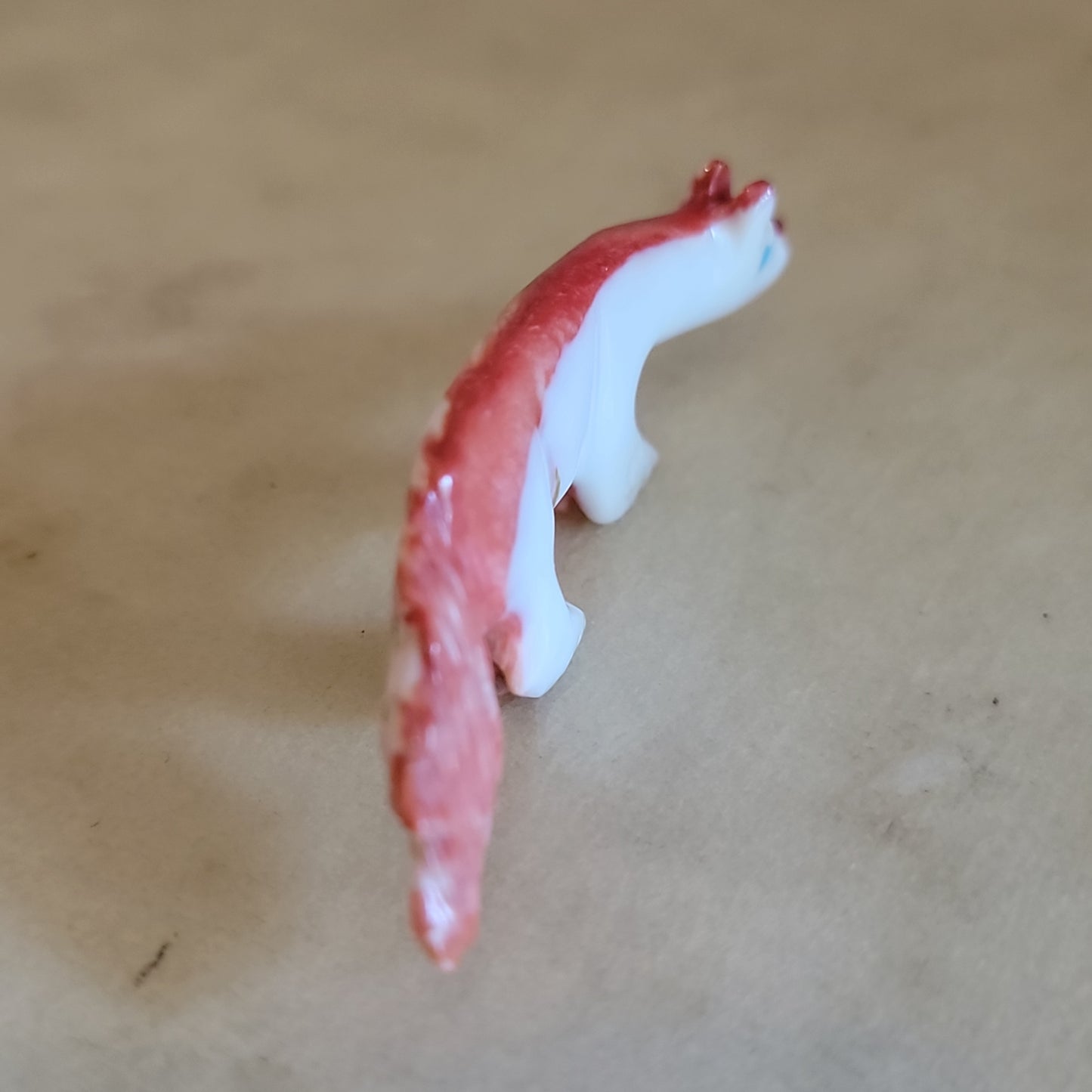 Spiny Oyster Shell Wolf Zuni Fetish