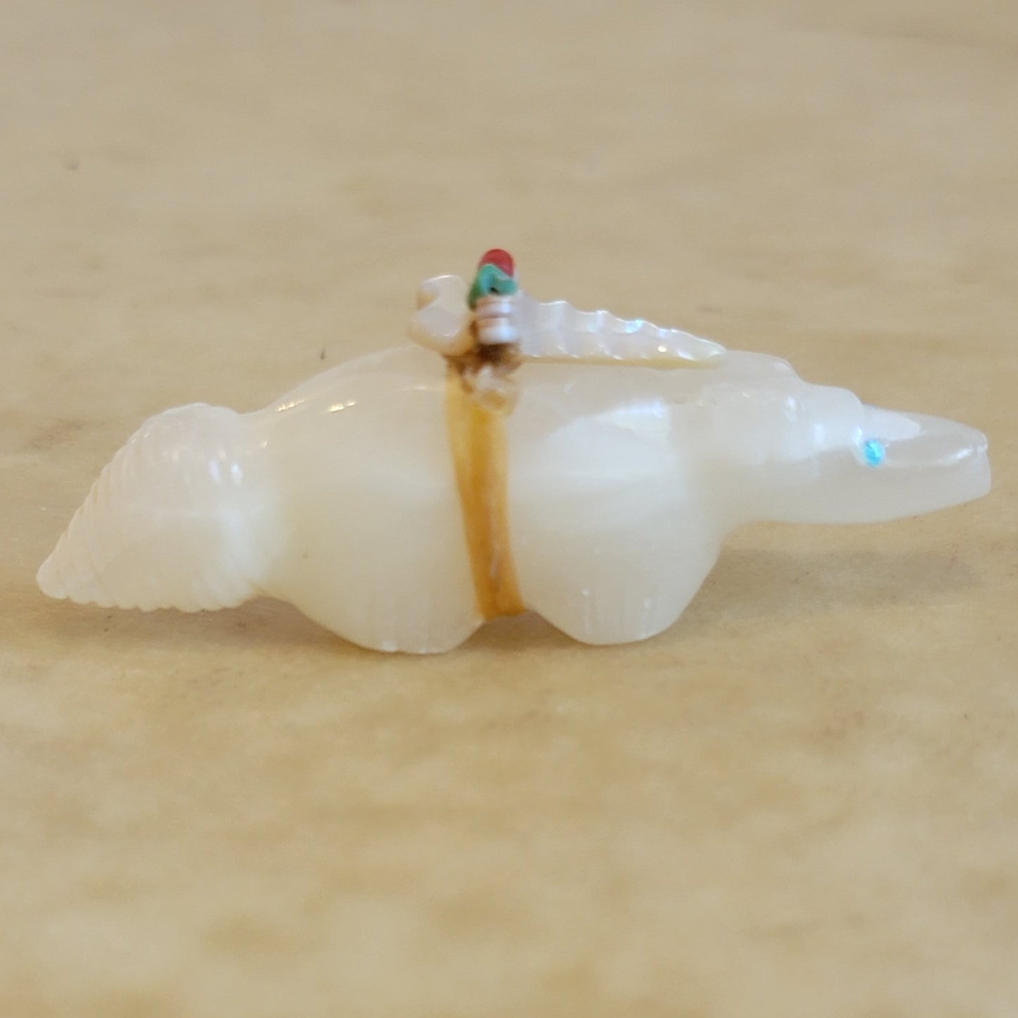Peter Gasper Jr zuni fetish onyx wolf