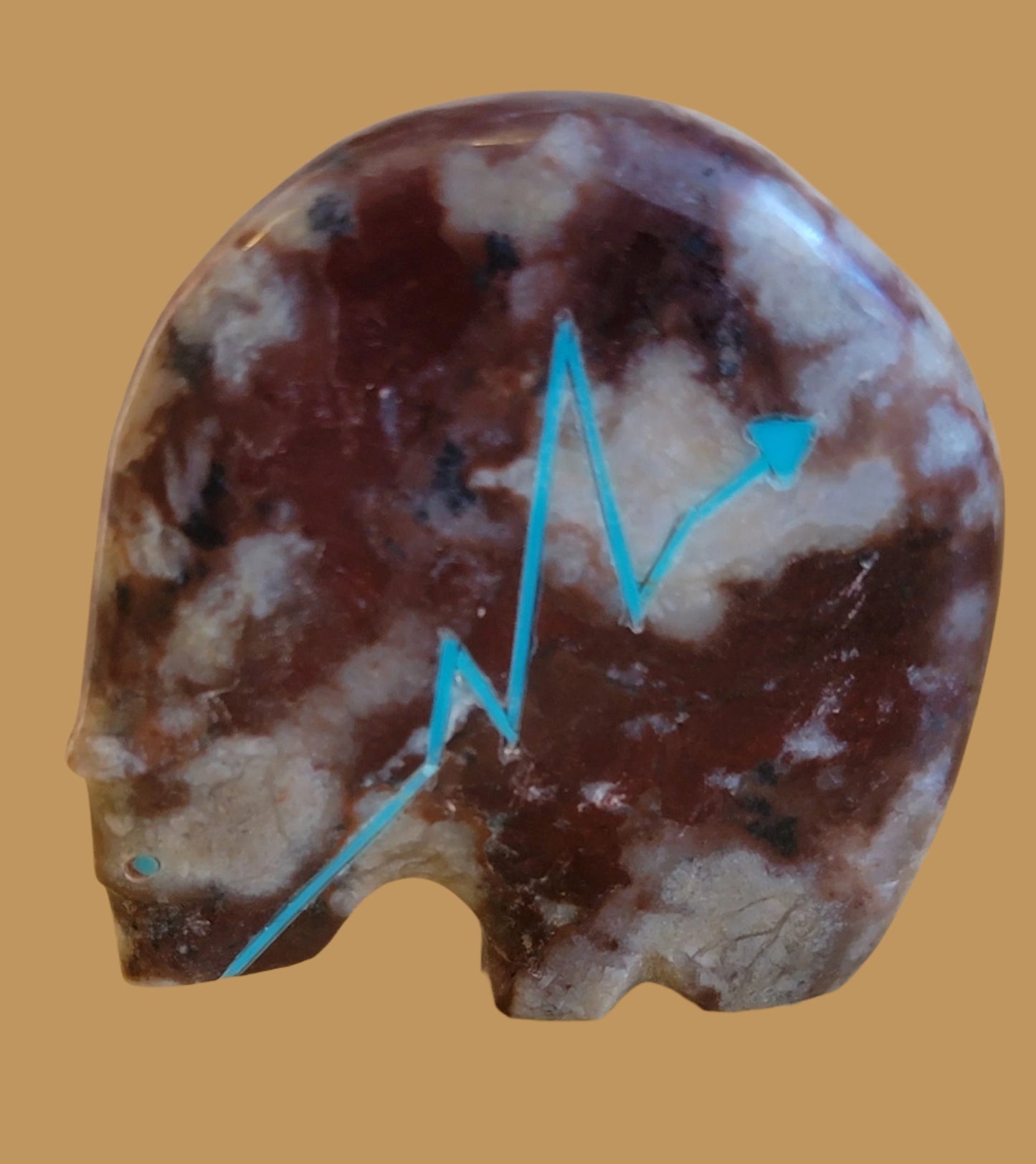 Stewart Quandelacy Classic Jasper Medicine Bear Zuni Fetish