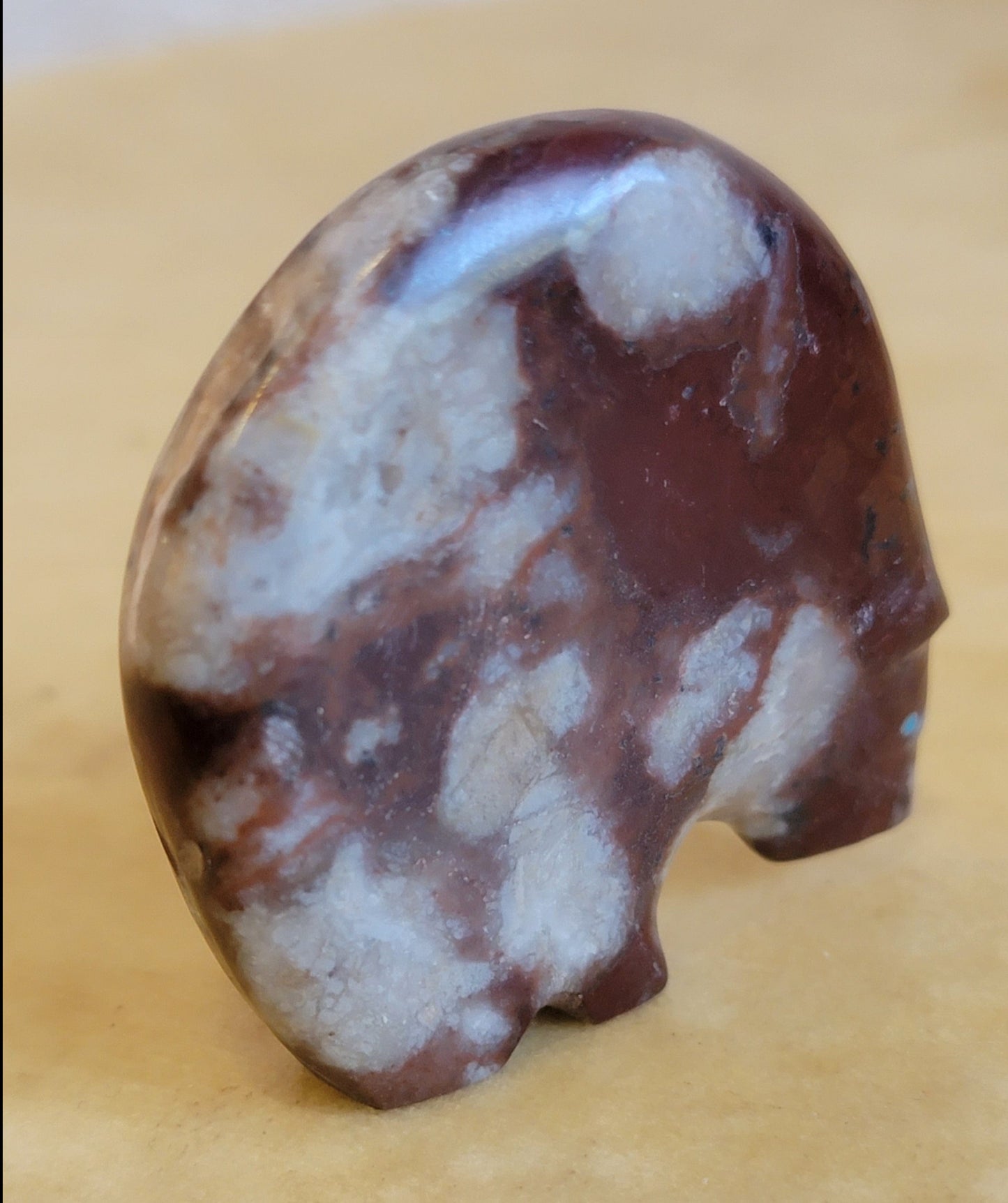 Stewart Quandelacy Classic Jasper Medicine Bear Zuni Fetish