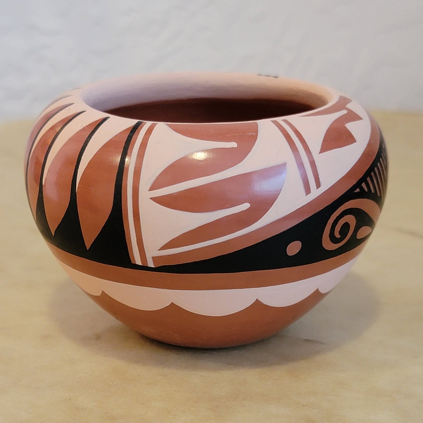 Carol G. Loretto Jemez Pueblo Pottery Bowl