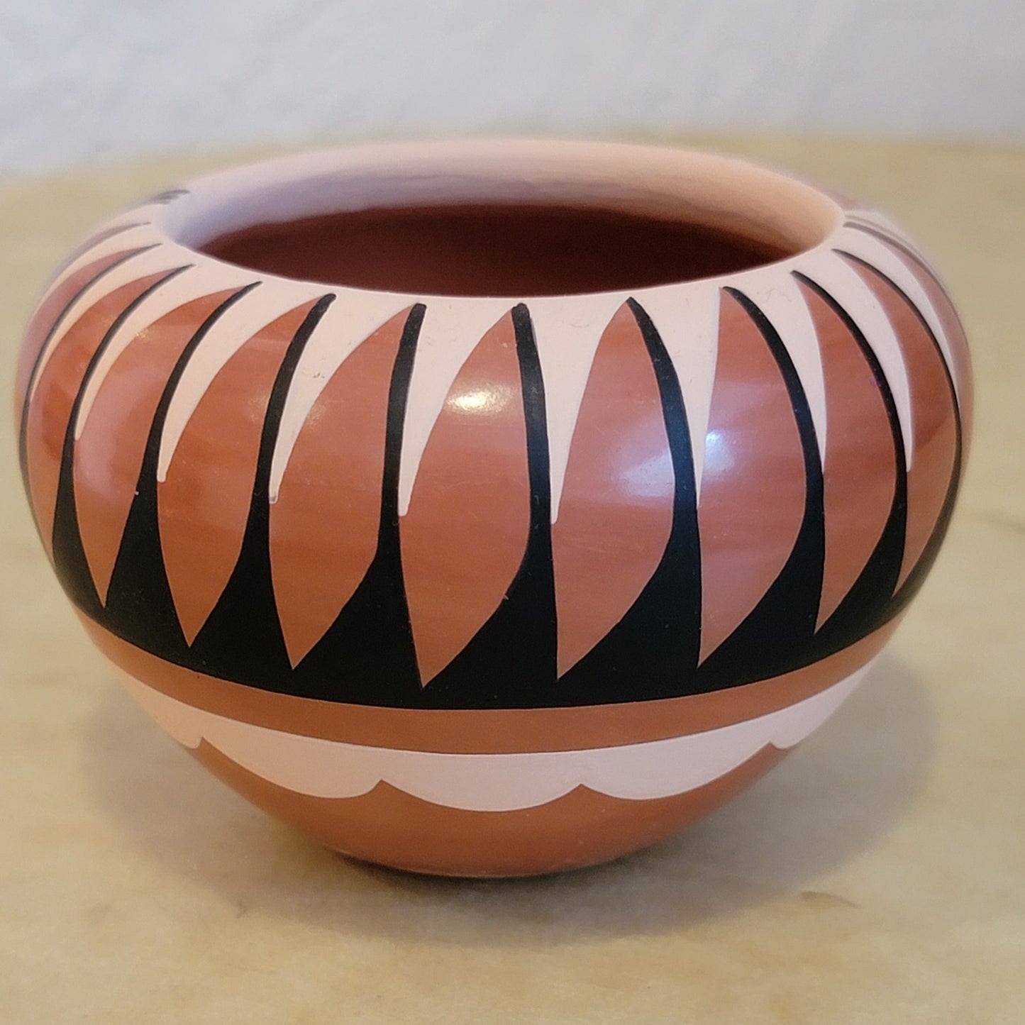 Carol G. Loretto Jemez Pueblo Pottery Bowl