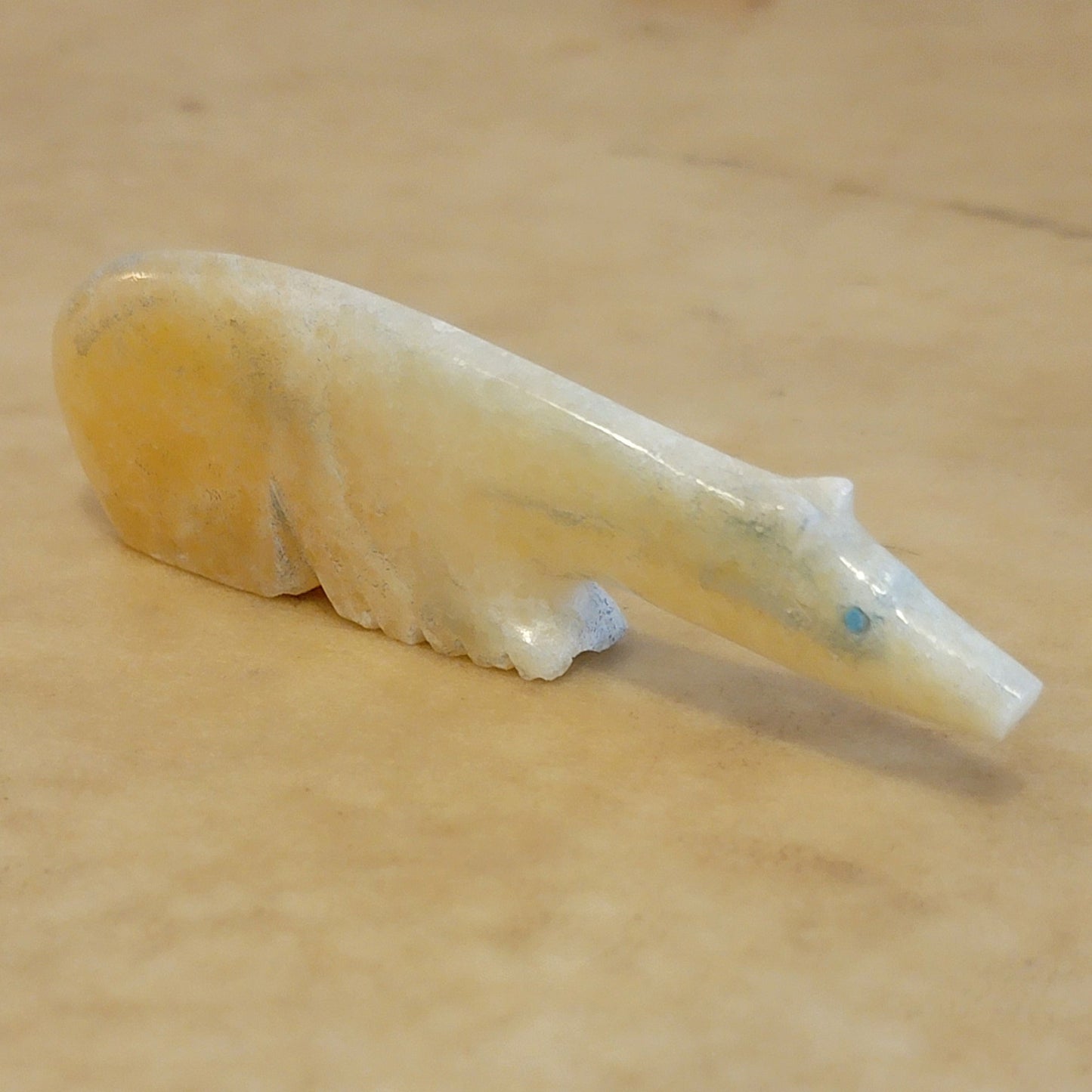 Calcite Bear Zuni Fetish