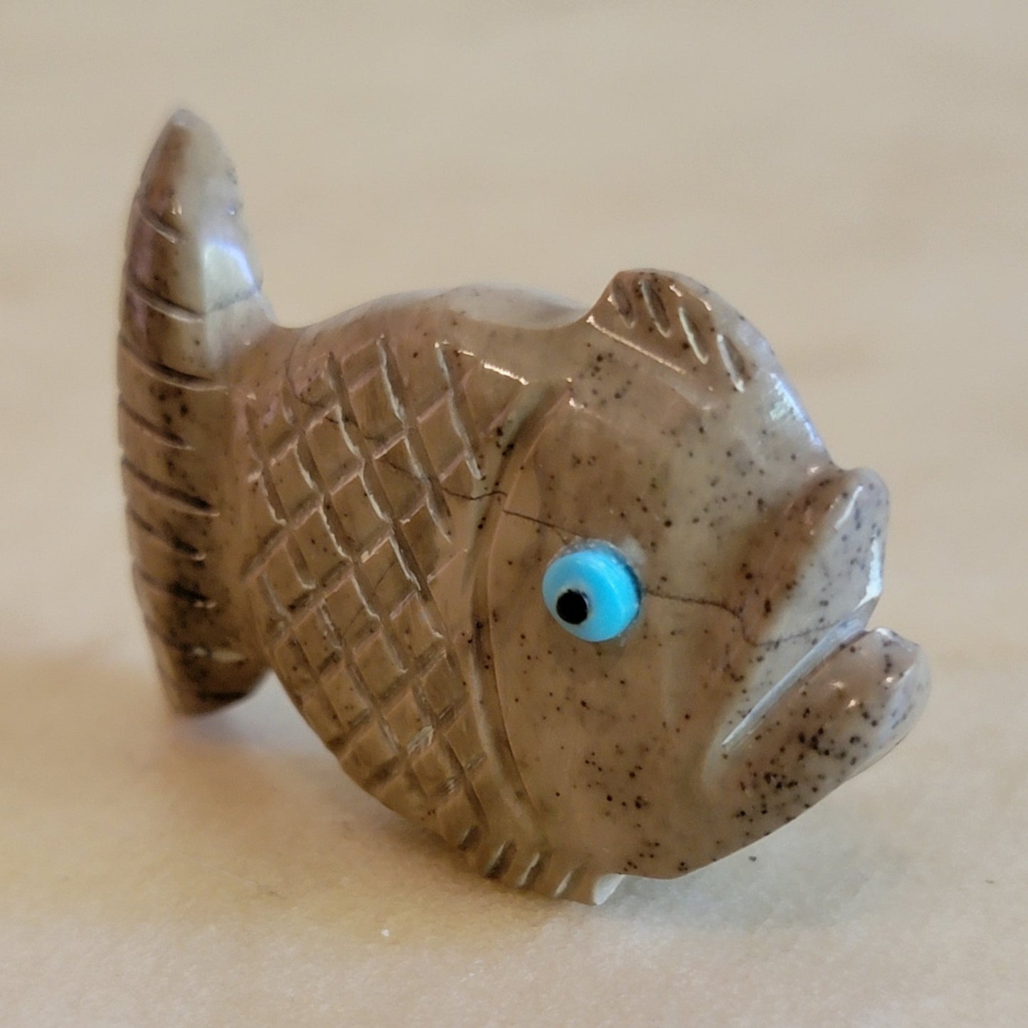 Serpentine Bass Catch of the Day Zuni Fetish