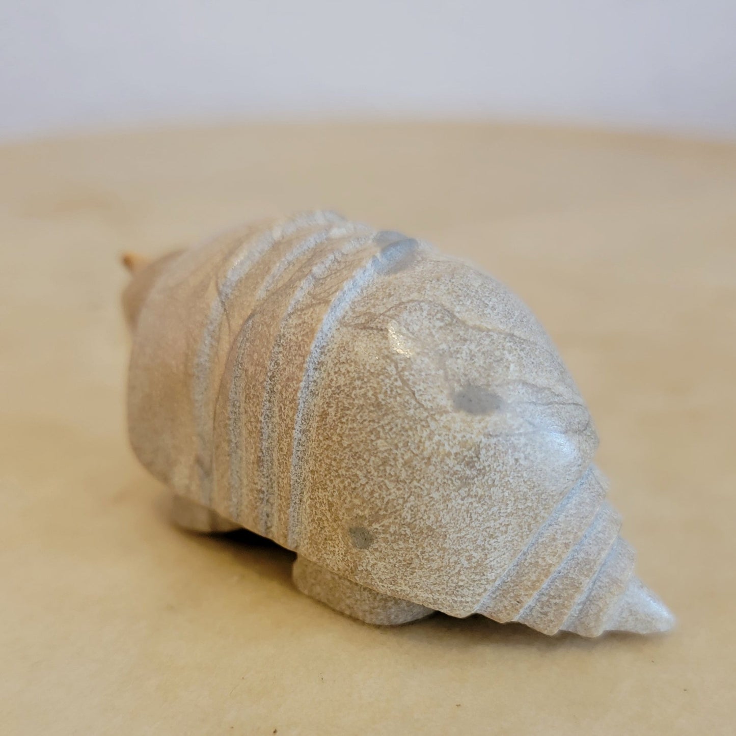 Travertine Armadillo Zuni Fetish