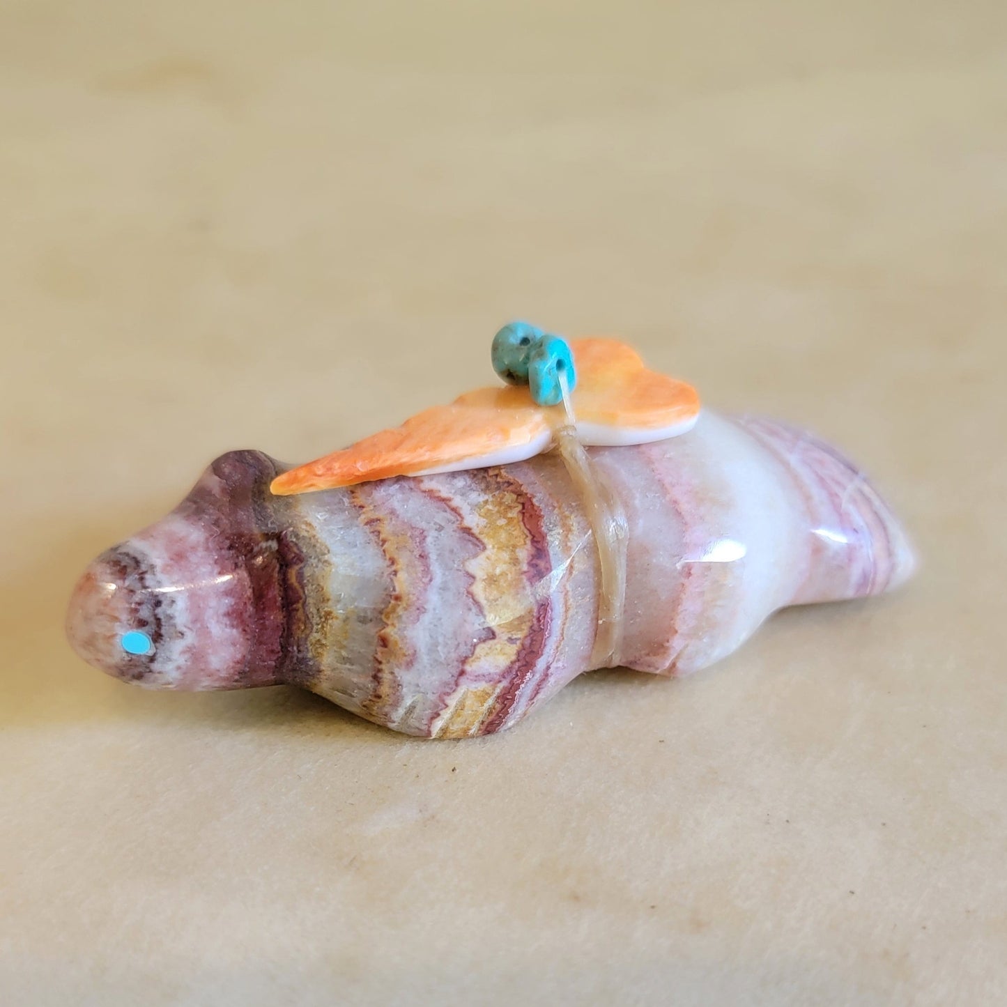Daphne Quam Zuni Fetish Onyx Beaver