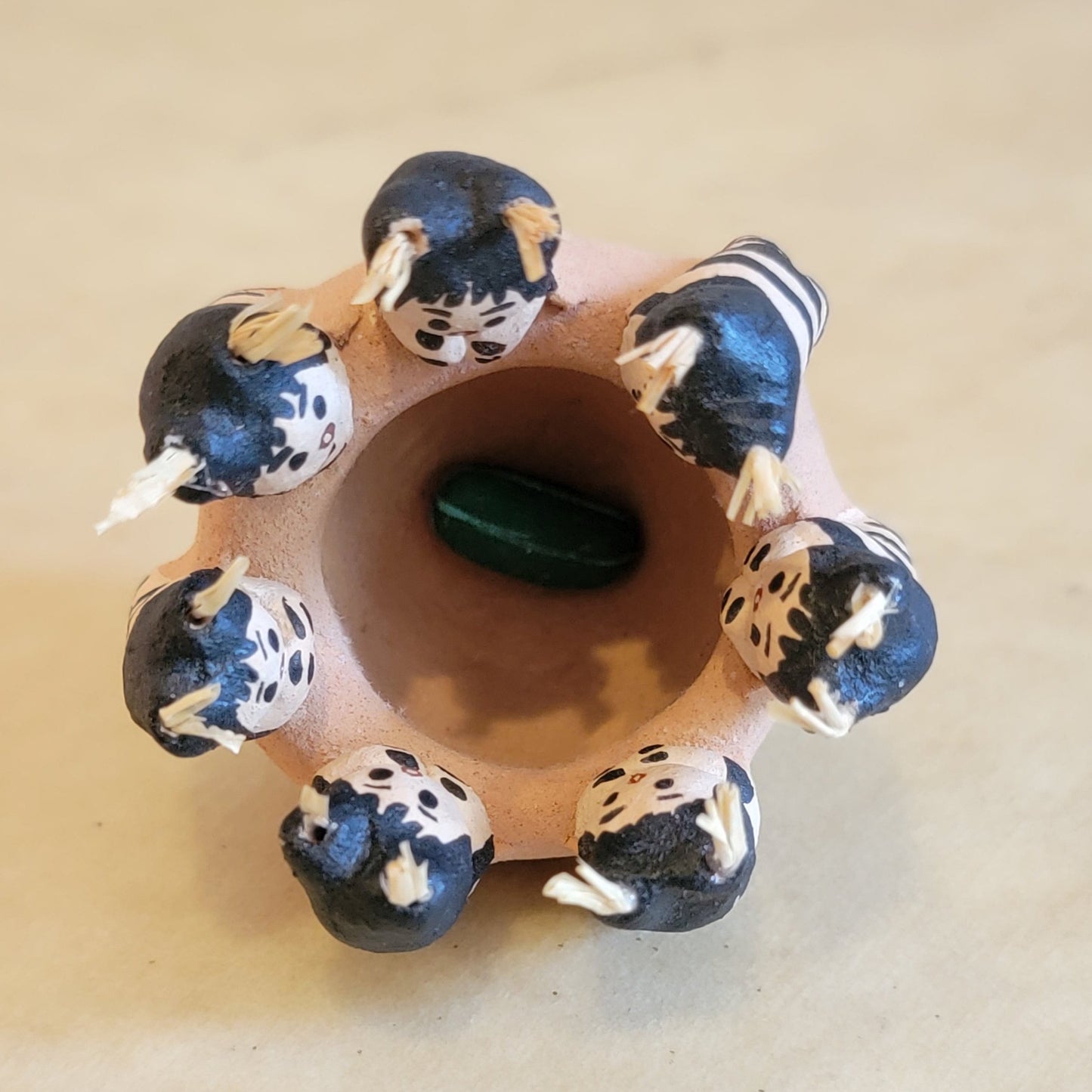 Anita Cajero Jemez Pueblo Hano Clown Kids Friendship Bowl Pueblo Pottery