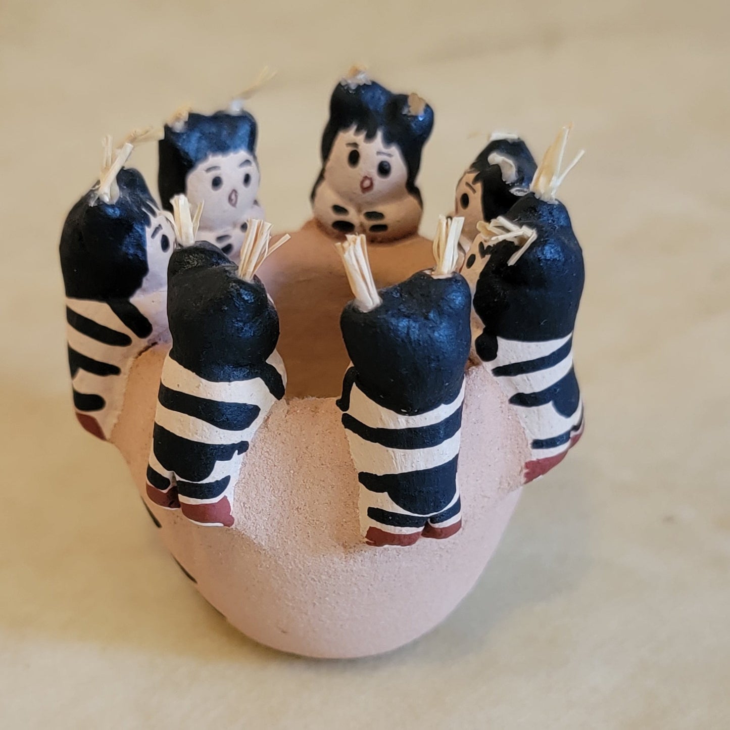 Anita Cajero Jemez Pueblo Hano Clown Kids Friendship Bowl Pueblo Pottery