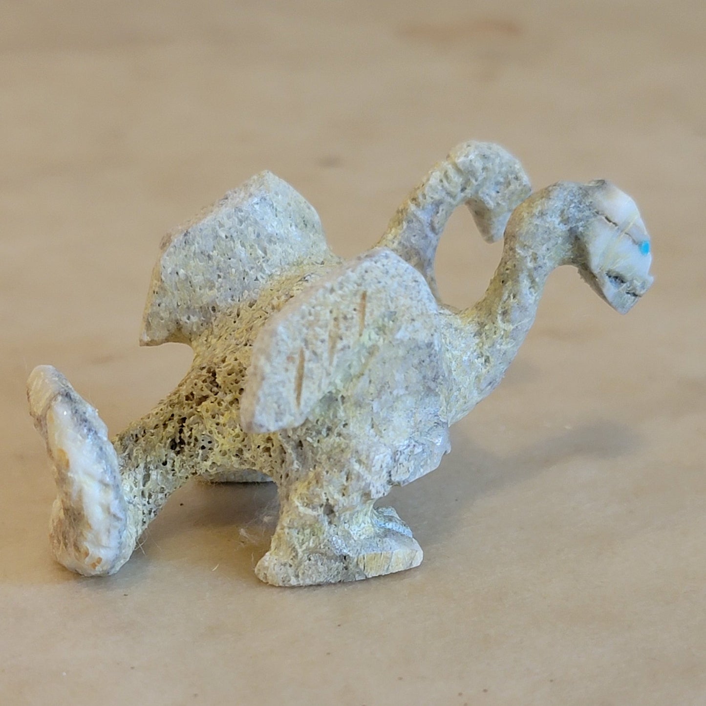 Double Headed Winged Dragon Zuni Fetish