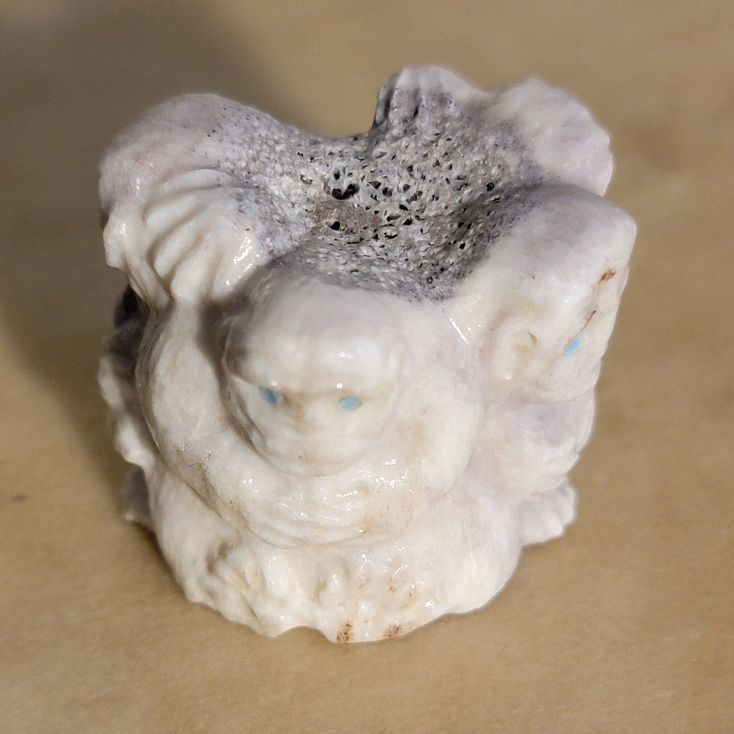 Monkey Business Antler Zuni Fetish