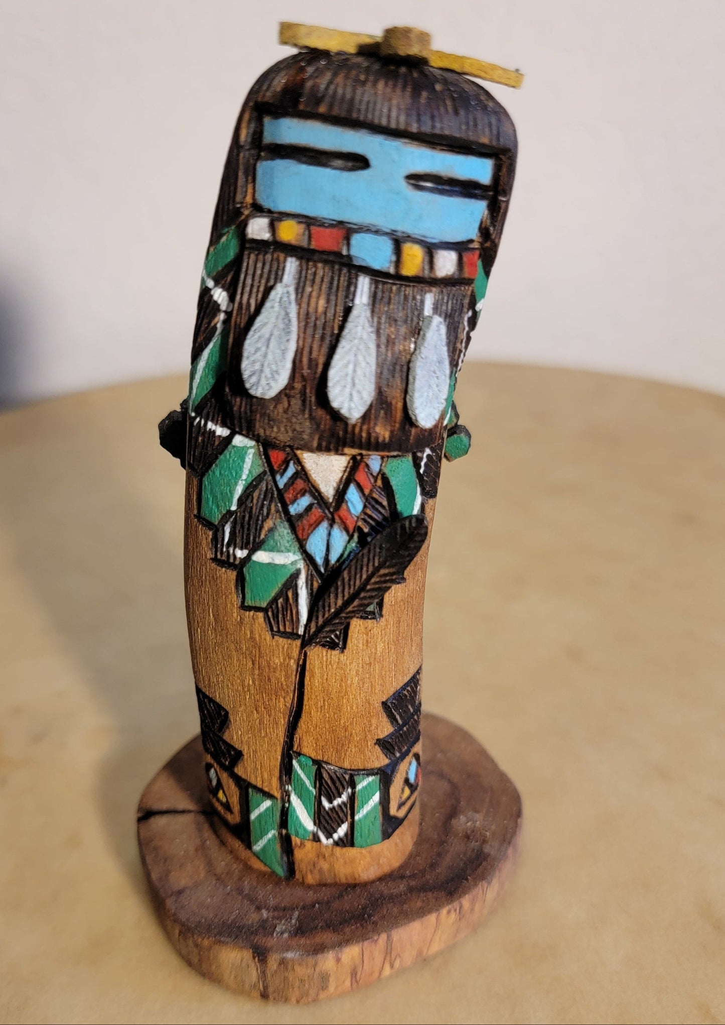 Zuni Rain Dancers Back to Back Double Kachinas