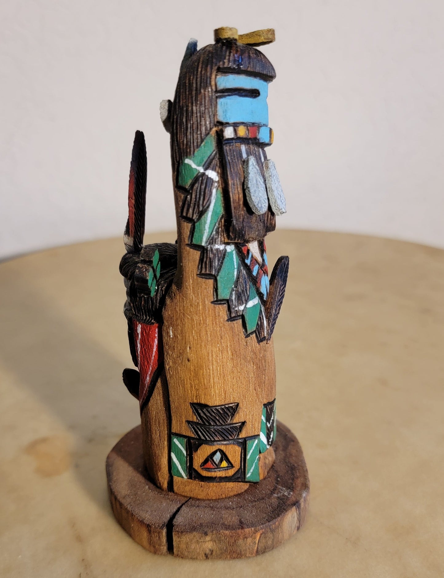 Zuni Rain Dancers Back to Back Double Kachinas