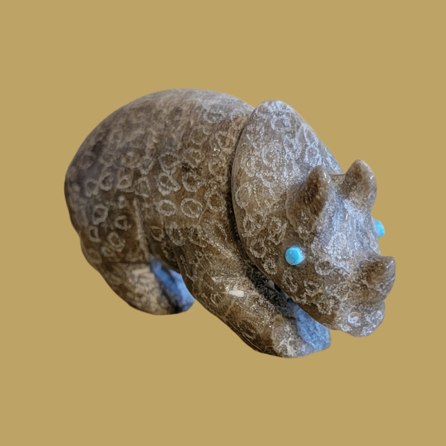 Petosky Rhinoceros Zuni Fetish