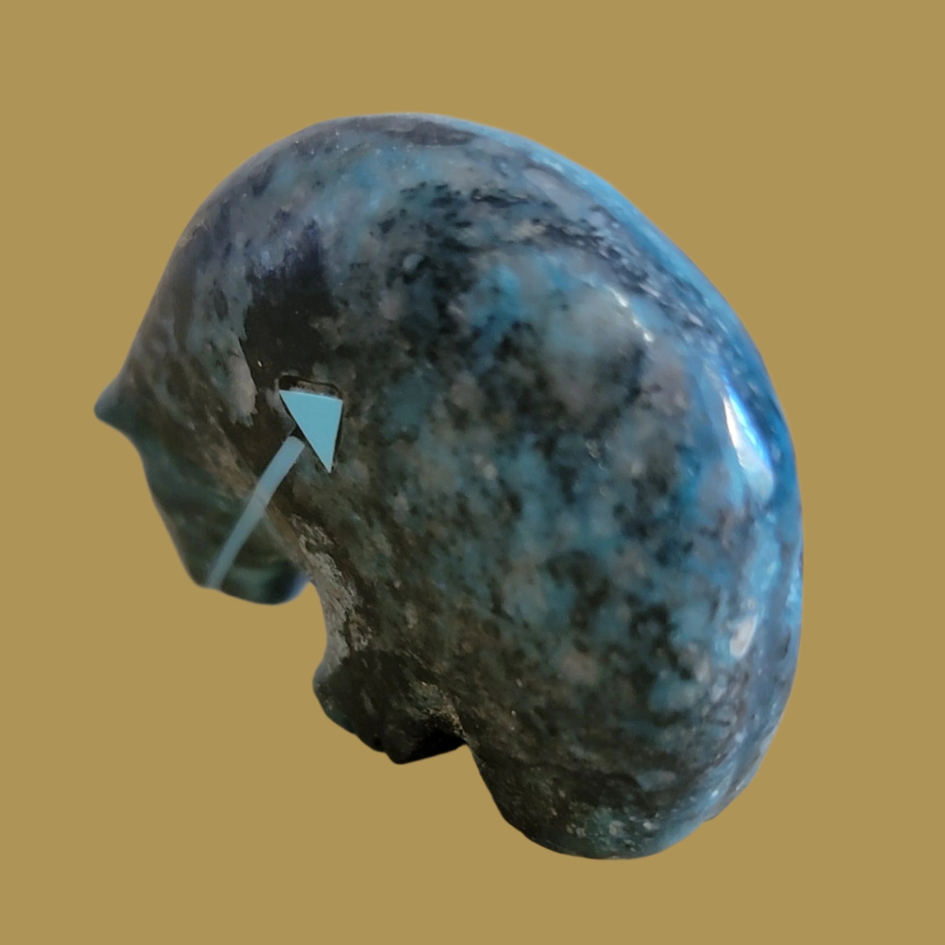Chrysocolla Medicine Bear Zuni Fetish