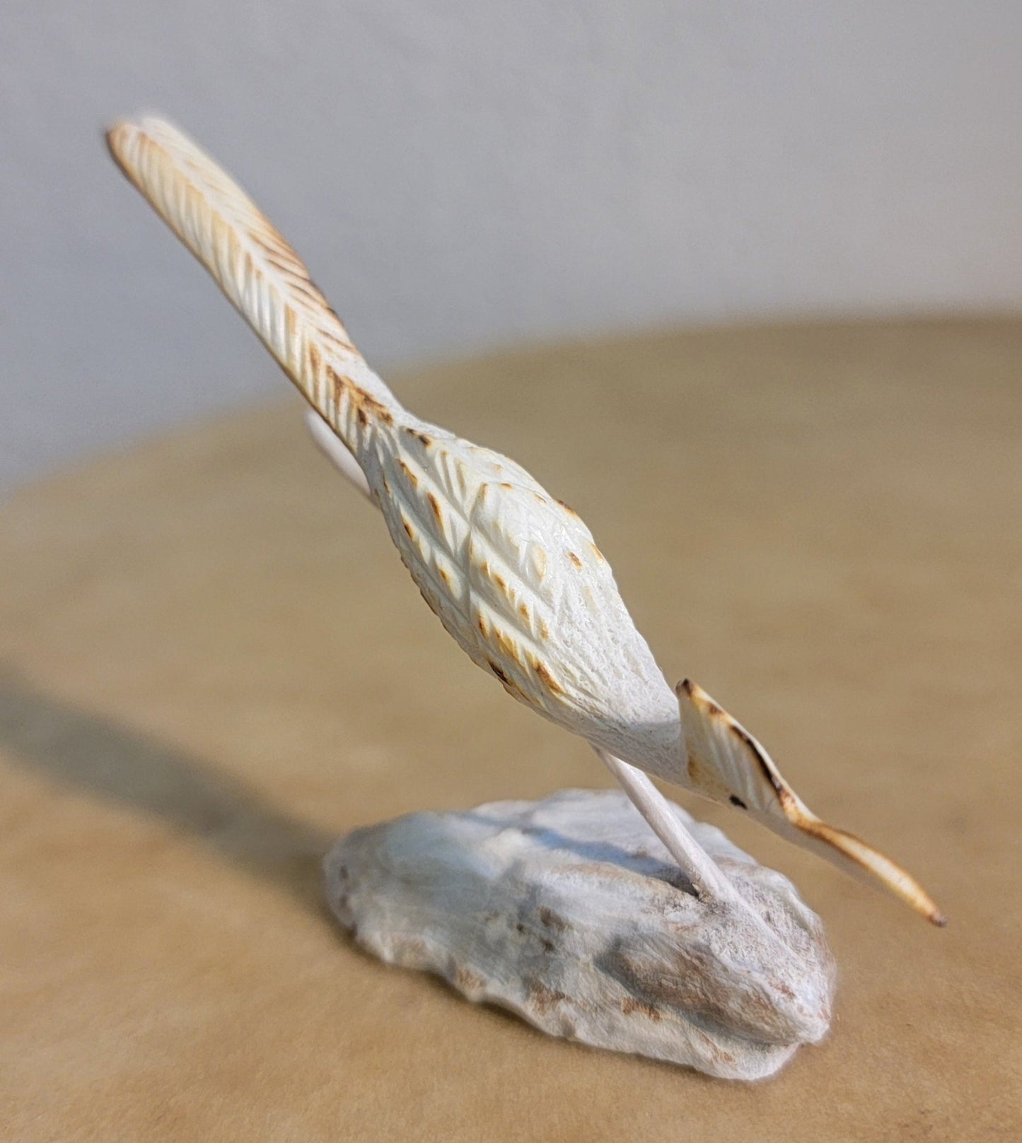 Antler Roadrunner on the Run Zuni Fetish