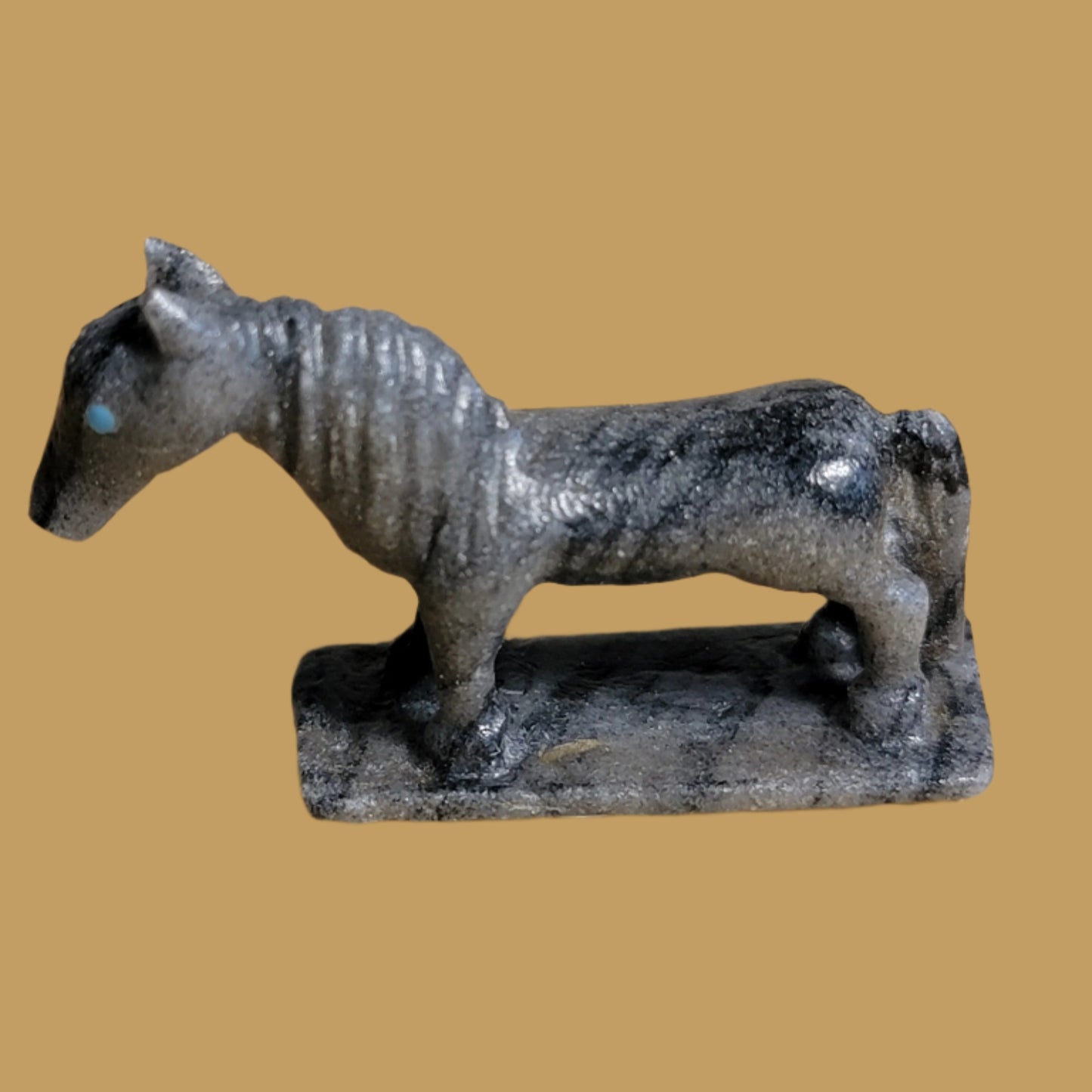 Picasso Marble Healing Horse Zuni Fetish