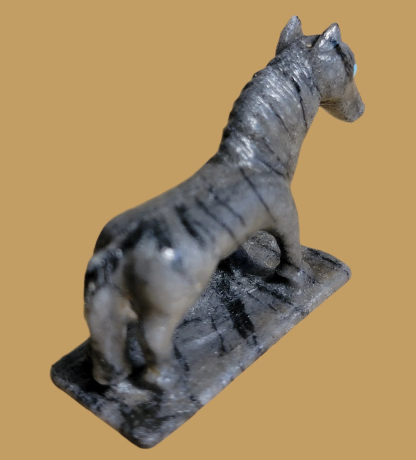 Picasso Marble Healing Horse Zuni Fetish