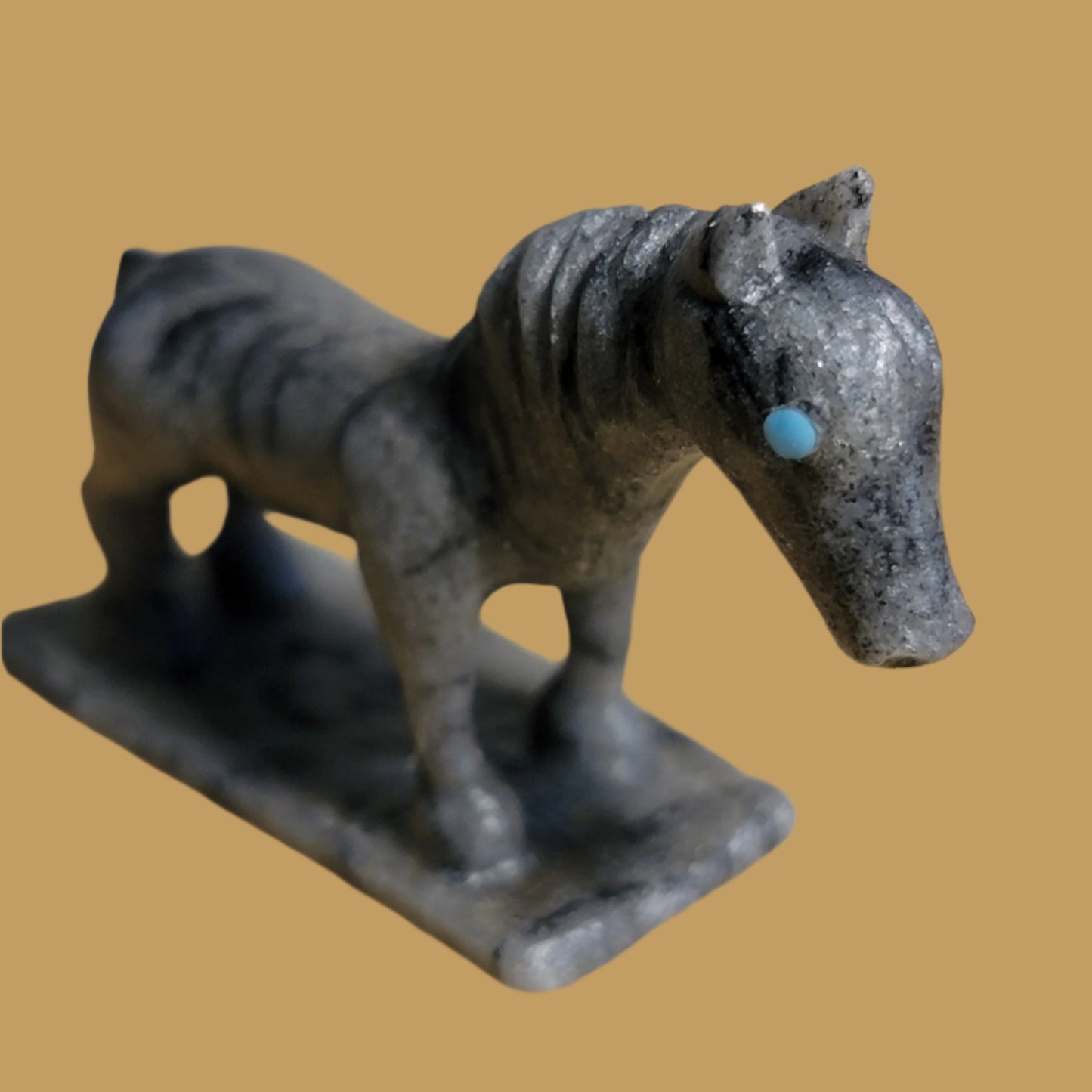 Picasso Marble Healing Horse Zuni Fetish