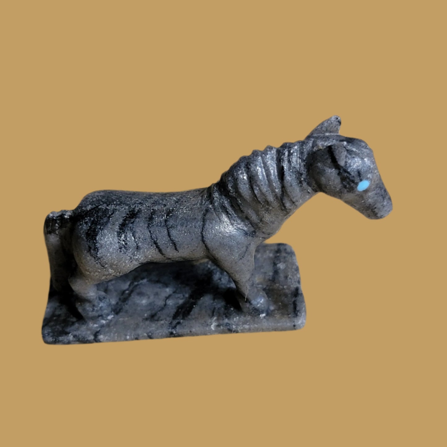 Picasso Marble Healing Horse Zuni Fetish