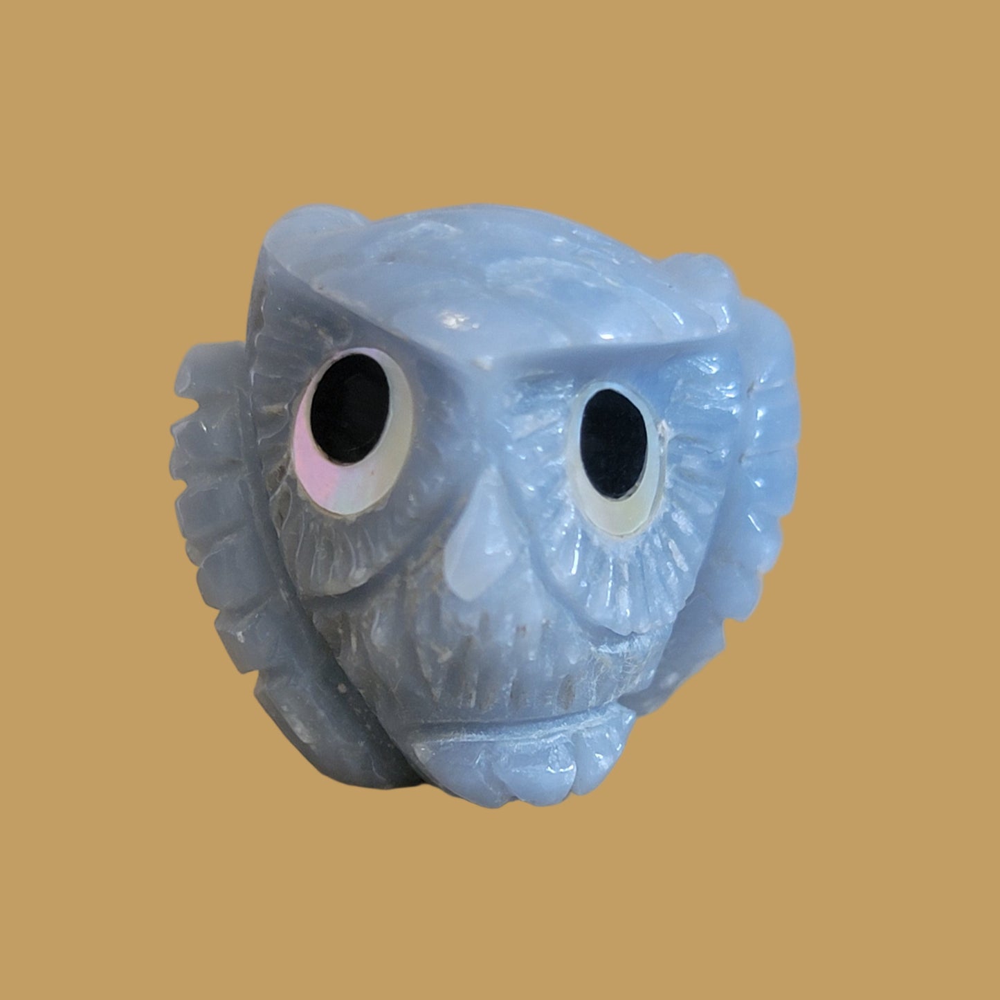 Hootie Cutie Fluorite Owl Zuni Fetish