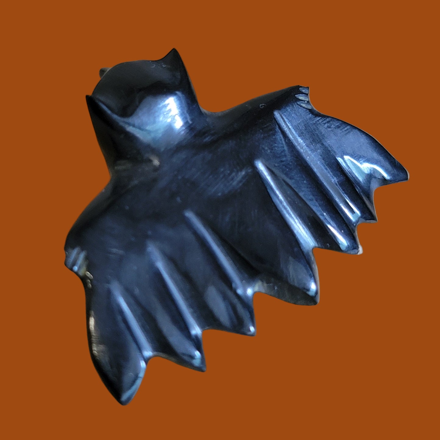 Bat Coming in for a Landing Zuni Fetish