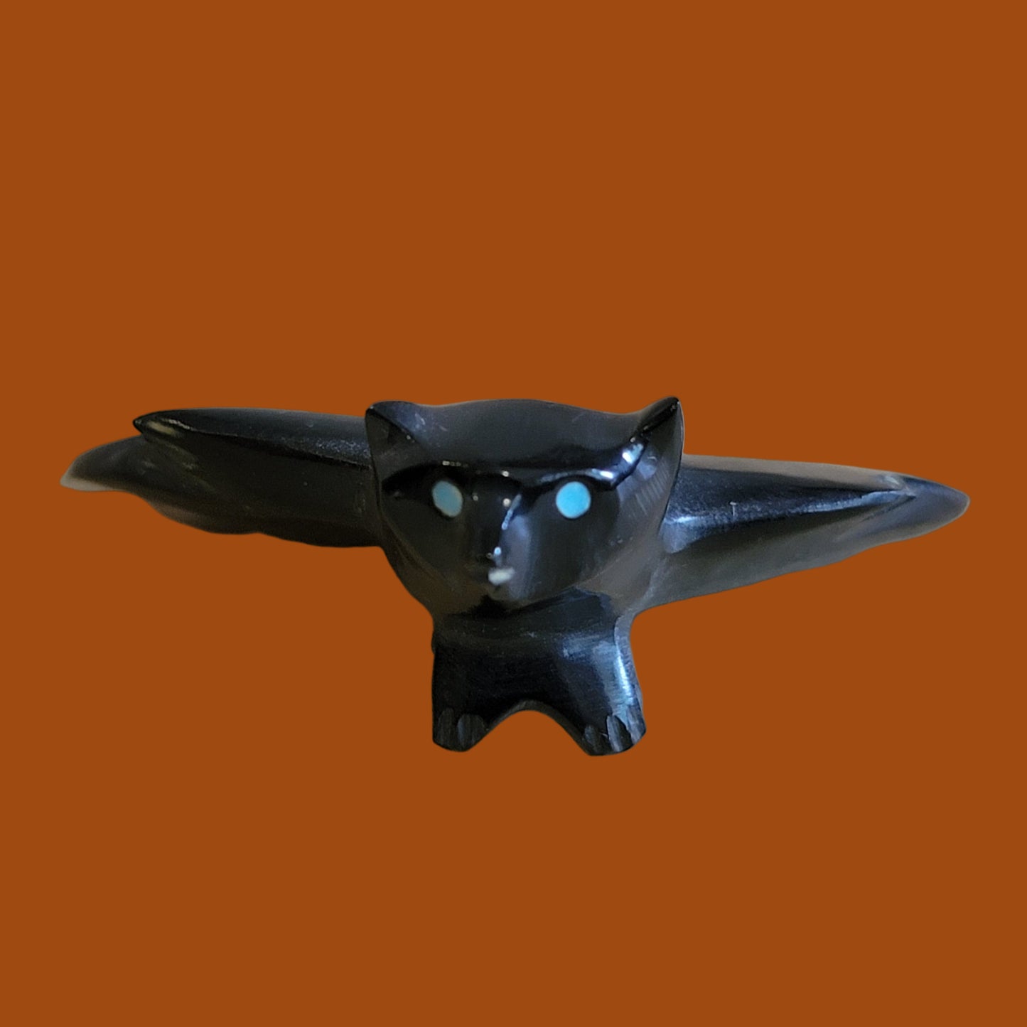 Bat Coming in for a Landing Zuni Fetish